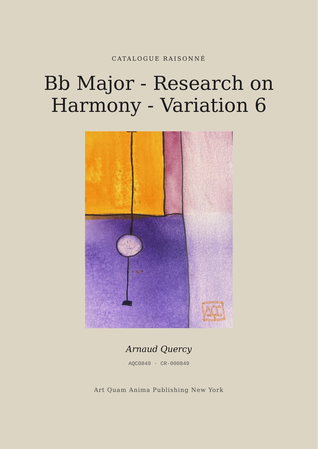 Bb Major - Research on Harmony - Variation 6