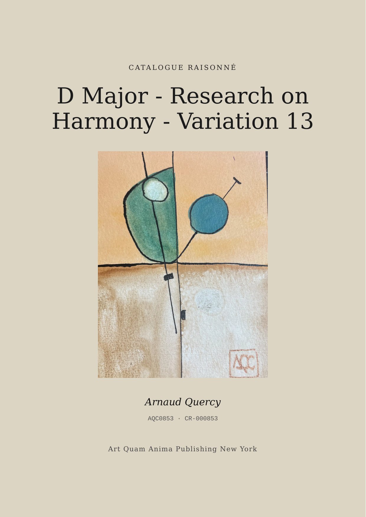 D Major - Research on Harmony - Variation 13