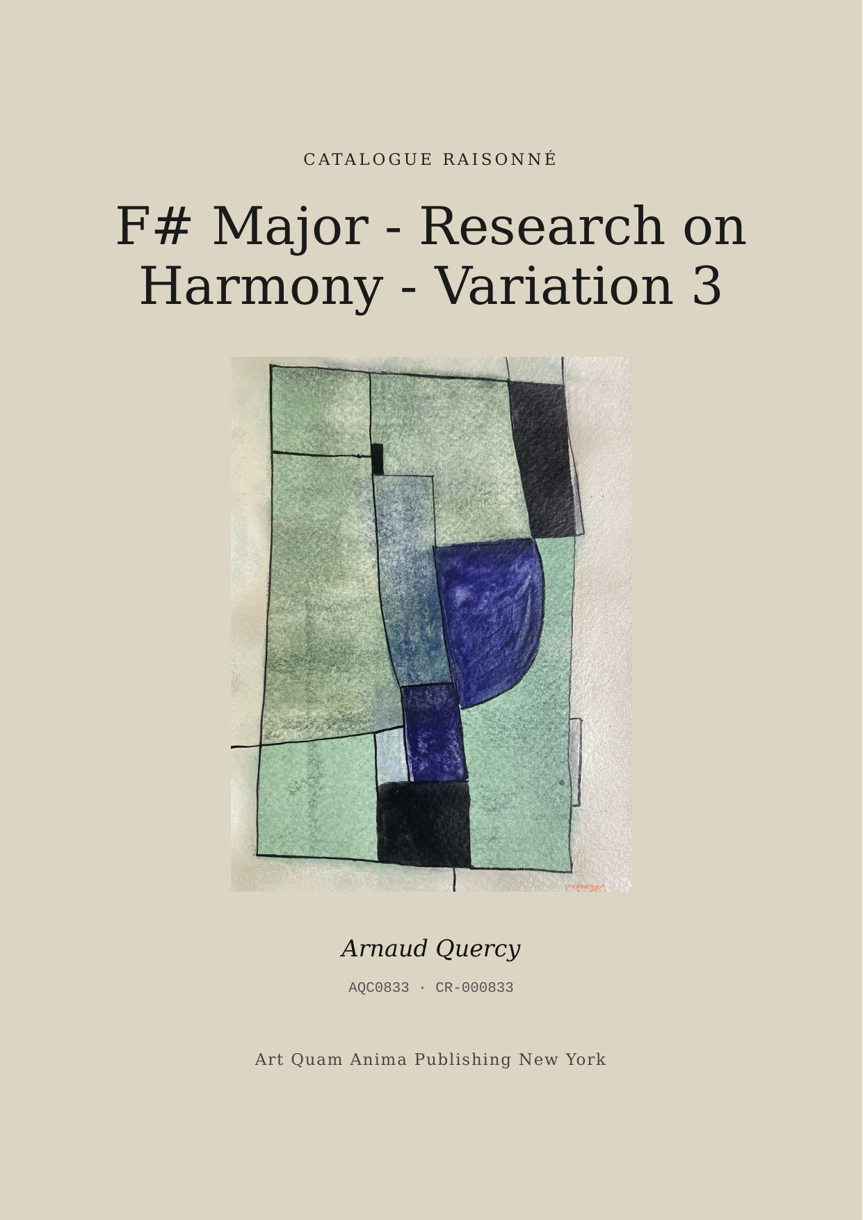 F# Major - Research on Harmony - Variation 3