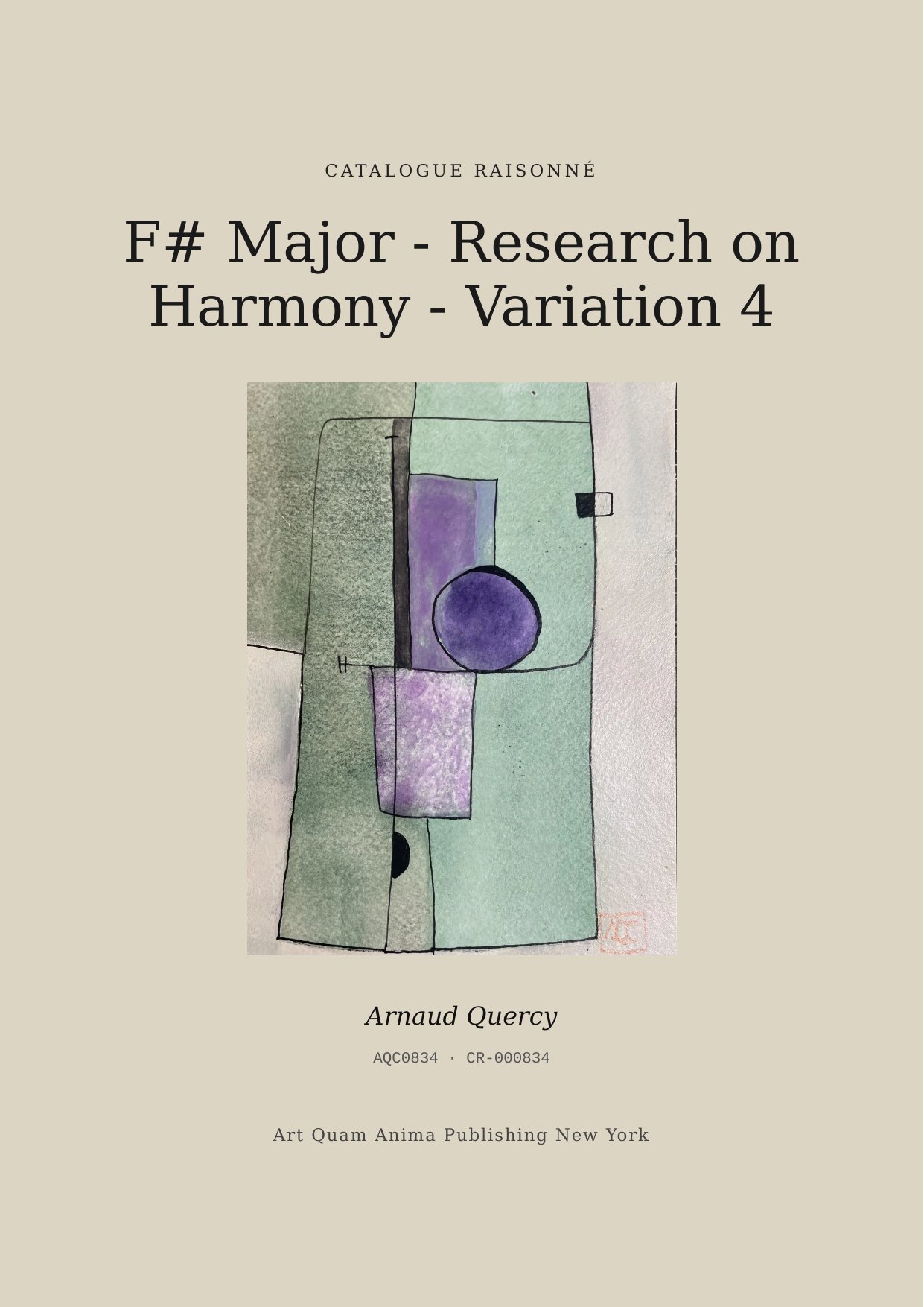 F# Major - Research on Harmony - Variation 4