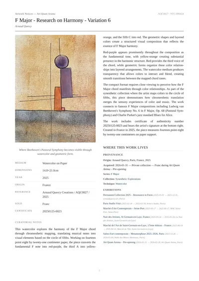F Major - Research on Harmony - Variation 6