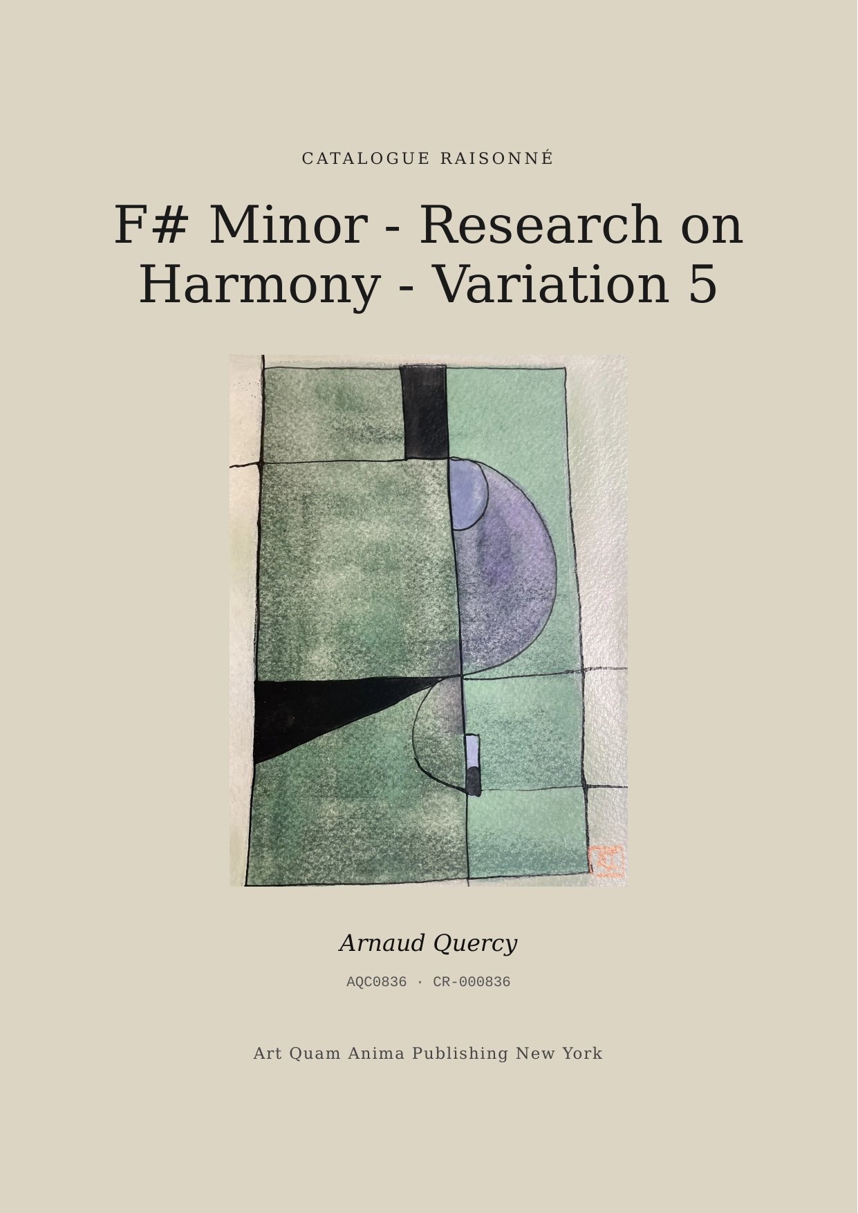 F# Minor - Research on Harmony - Variation 5