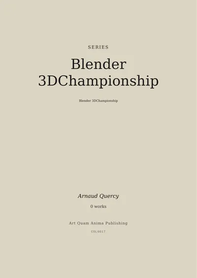 Blender 3DChampionship