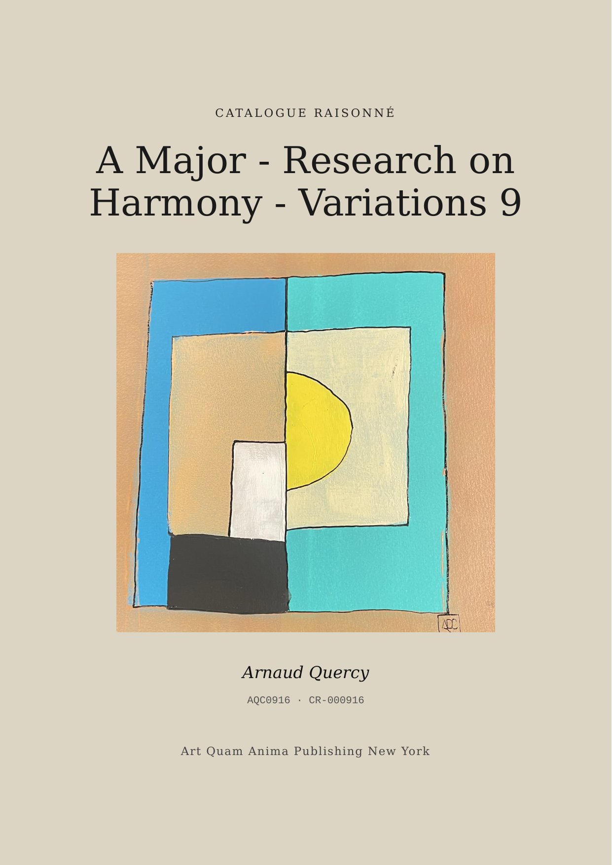 A Major - Research on Harmony - Variations 9