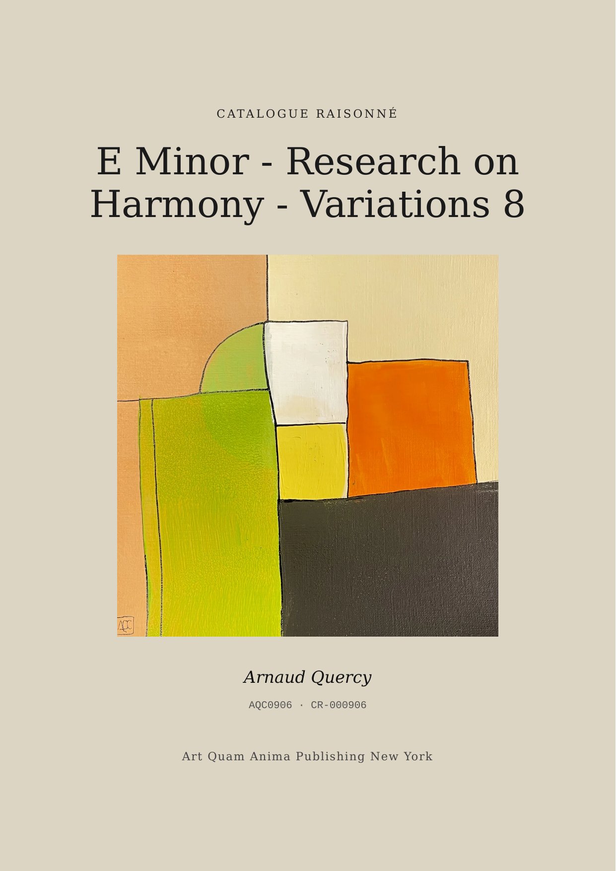 E Minor - Research on Harmony - Variations 8