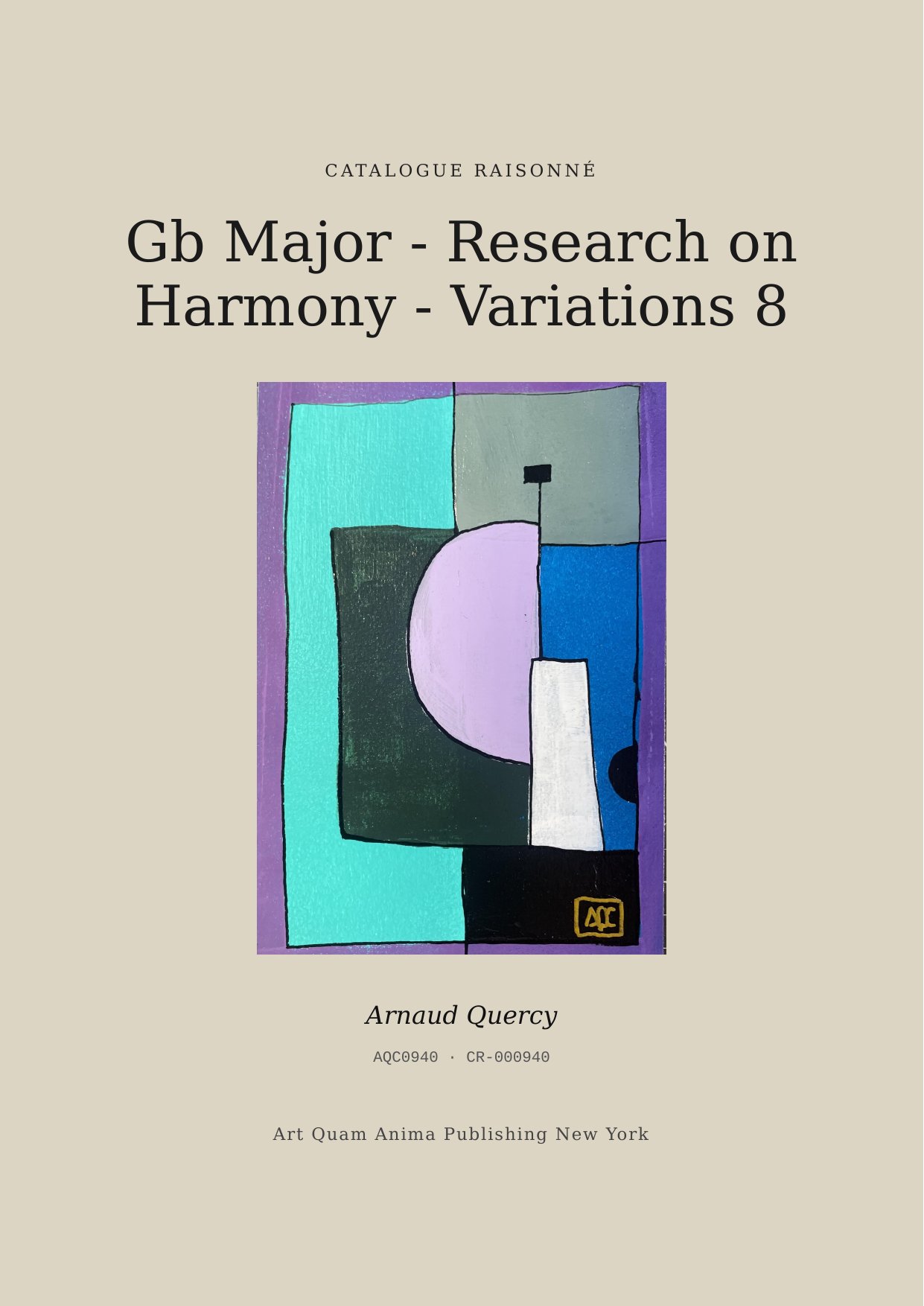 Gb Major - Research on Harmony - Variations 8