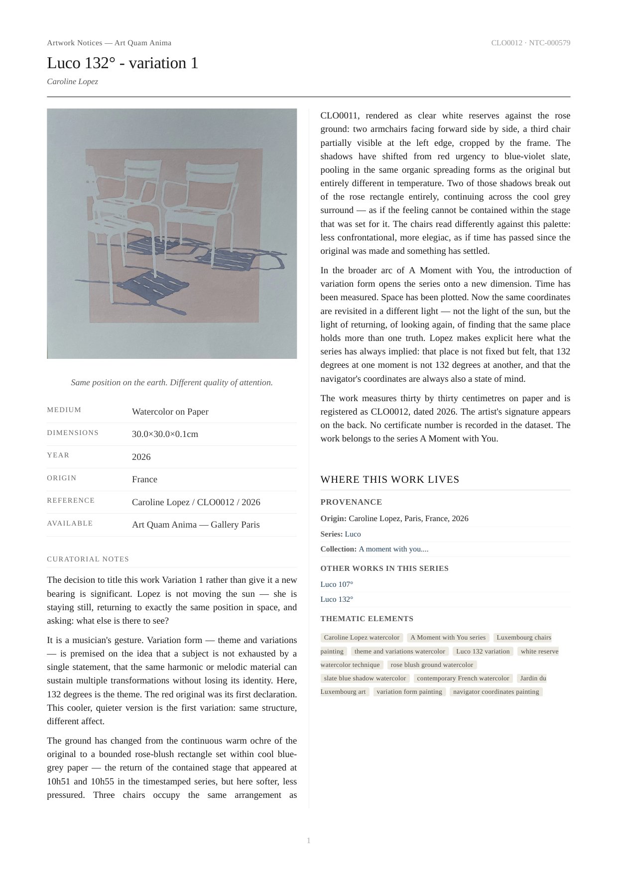 Luco 132° - variation 1