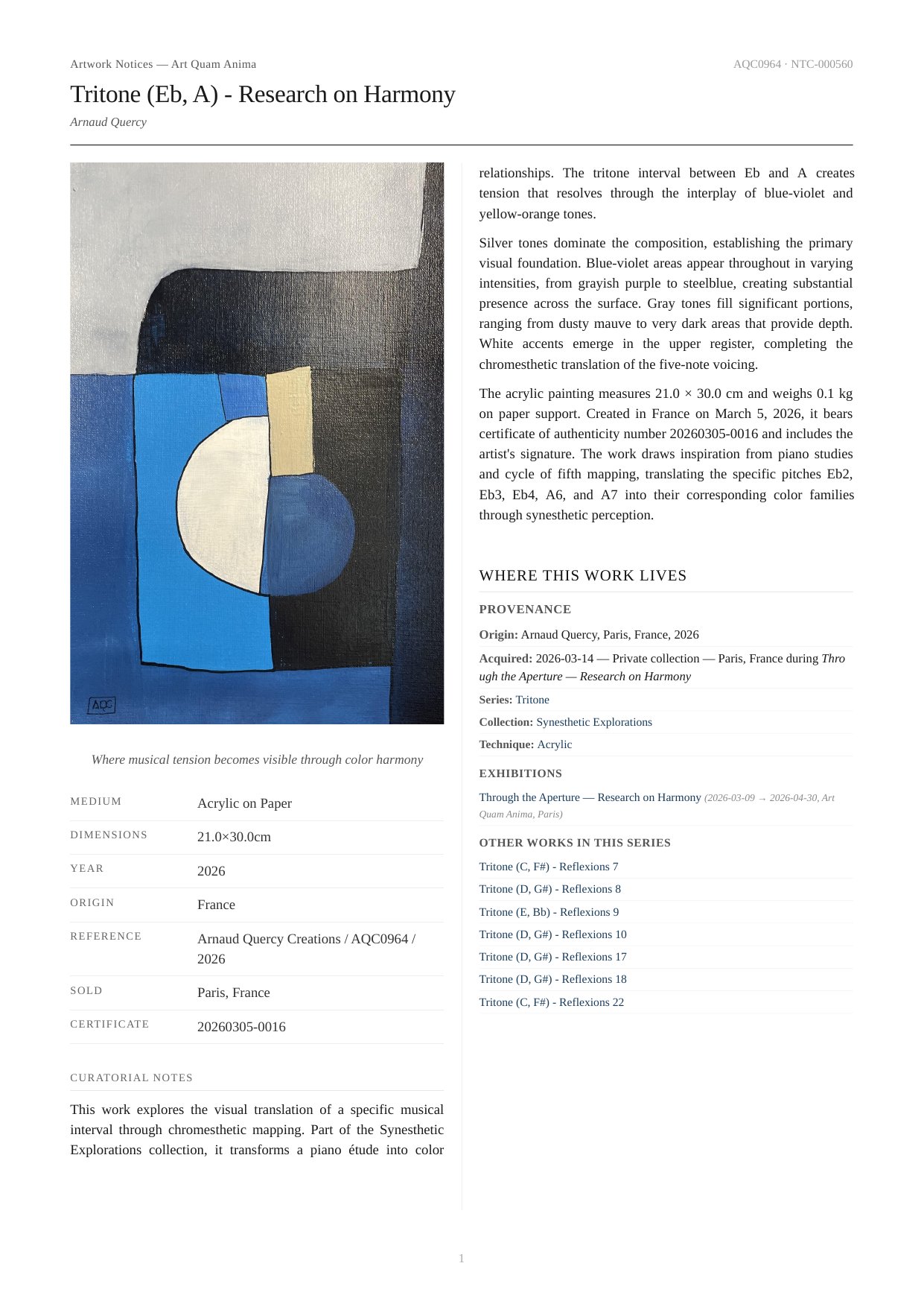 Tritone (Eb, A) - Research on Harmony