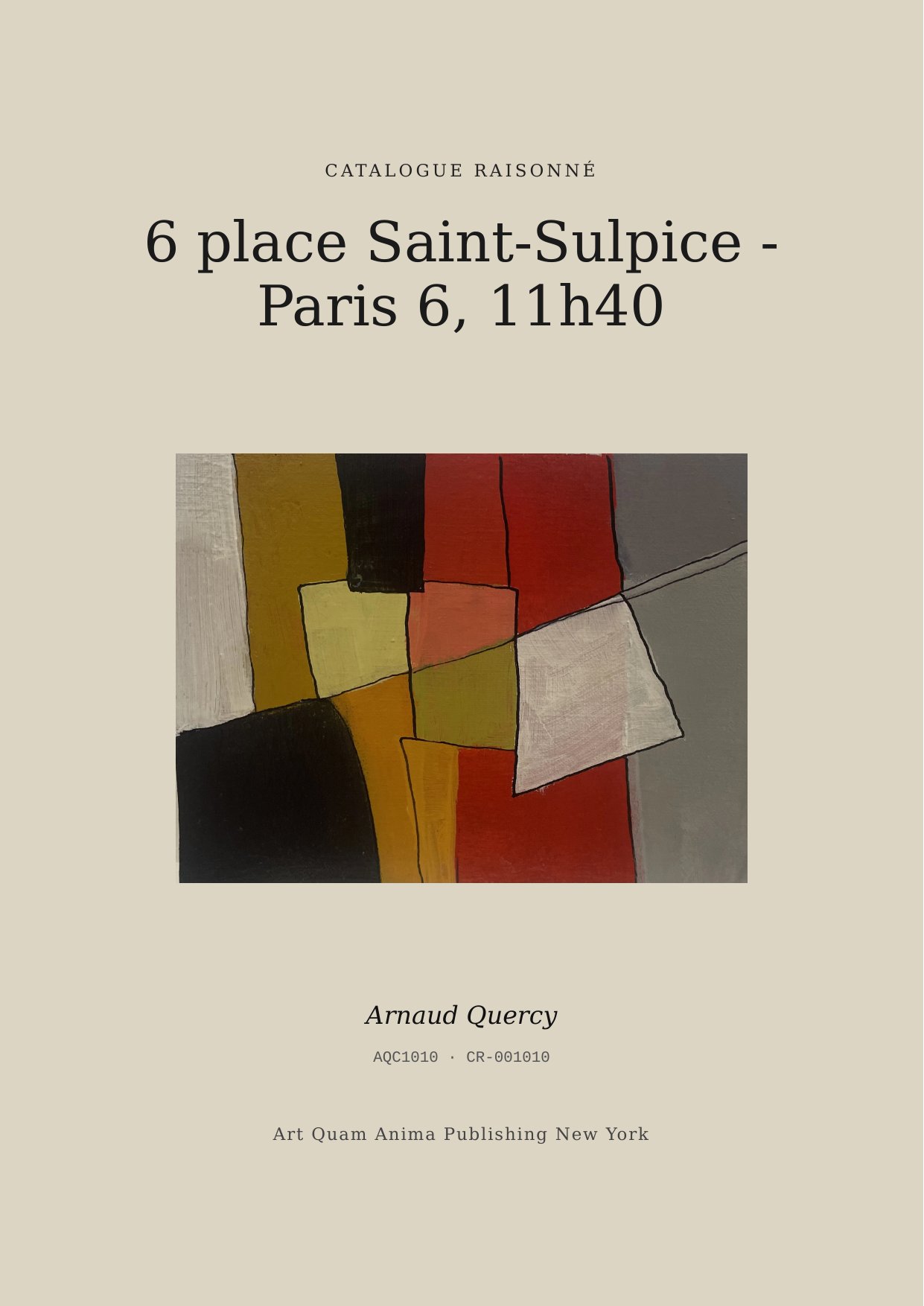 6 place Saint-Sulpice - Paris 6, 11h40