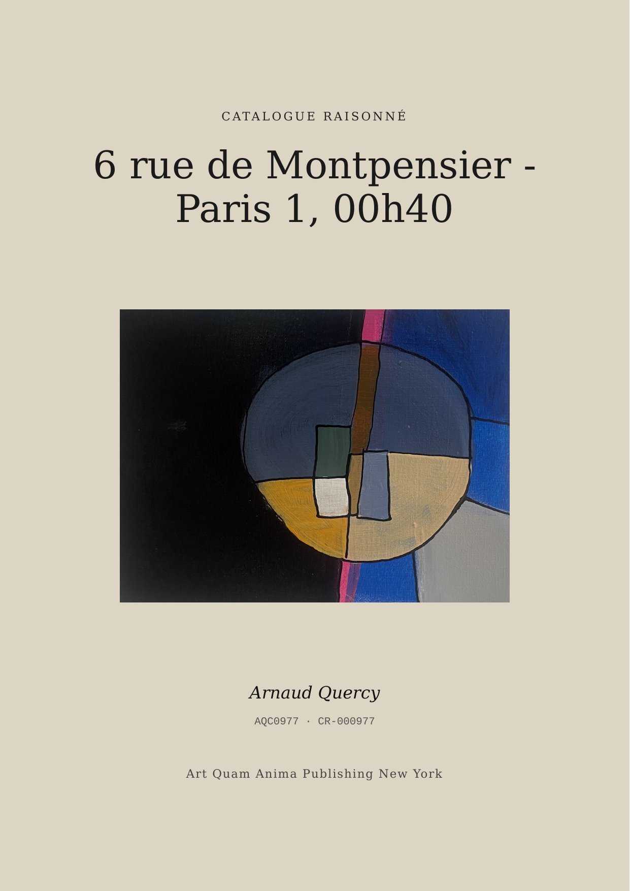 6 rue de Montpensier - Paris 1, 00h40