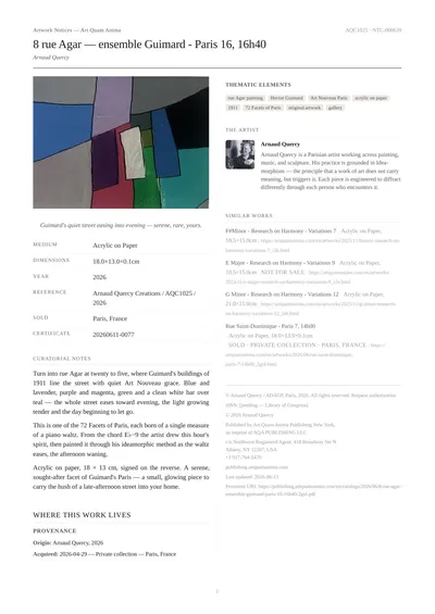 8 rue Agar — ensemble Guimard - Paris 16, 16h40