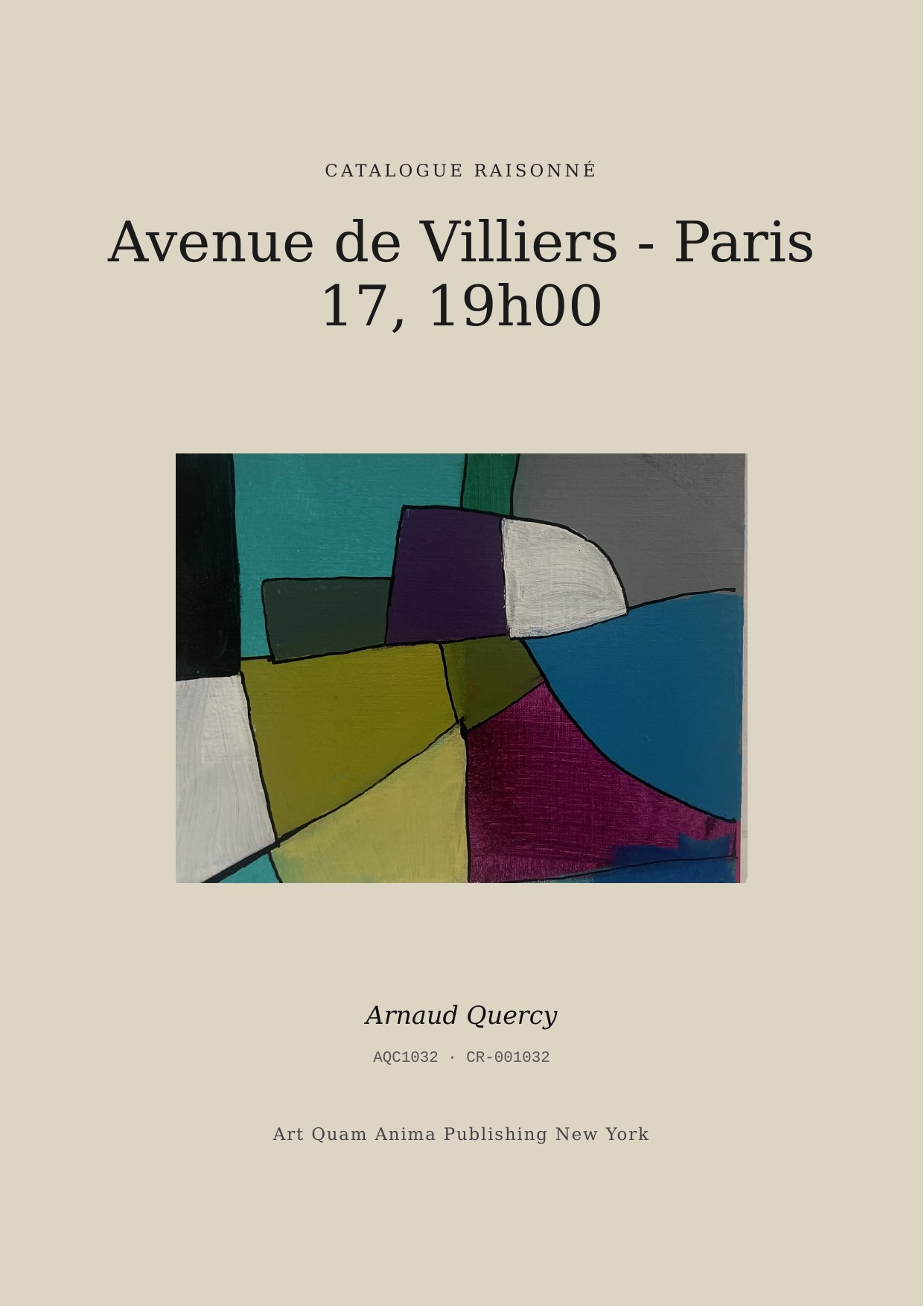 Avenue de Villiers - Paris 17, 19h00