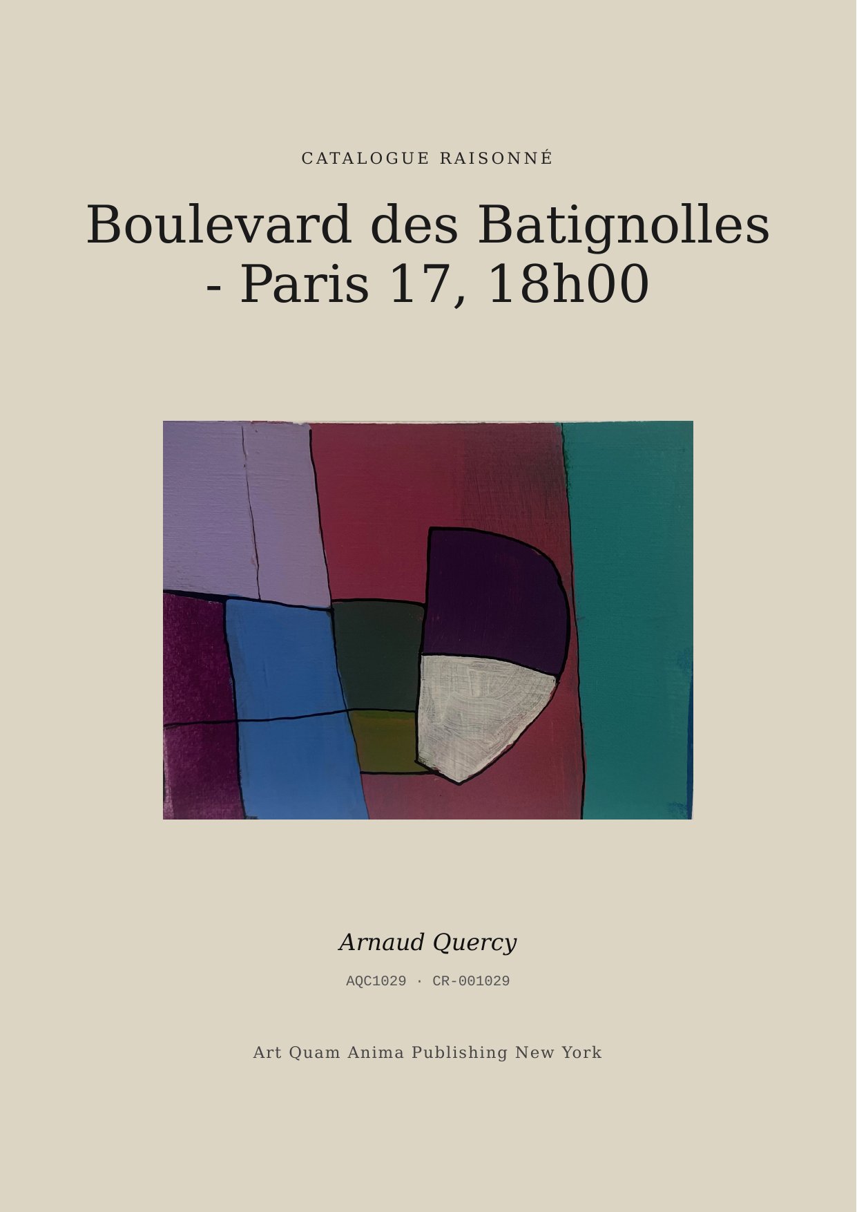 Boulevard des Batignolles - Paris 17, 18h00