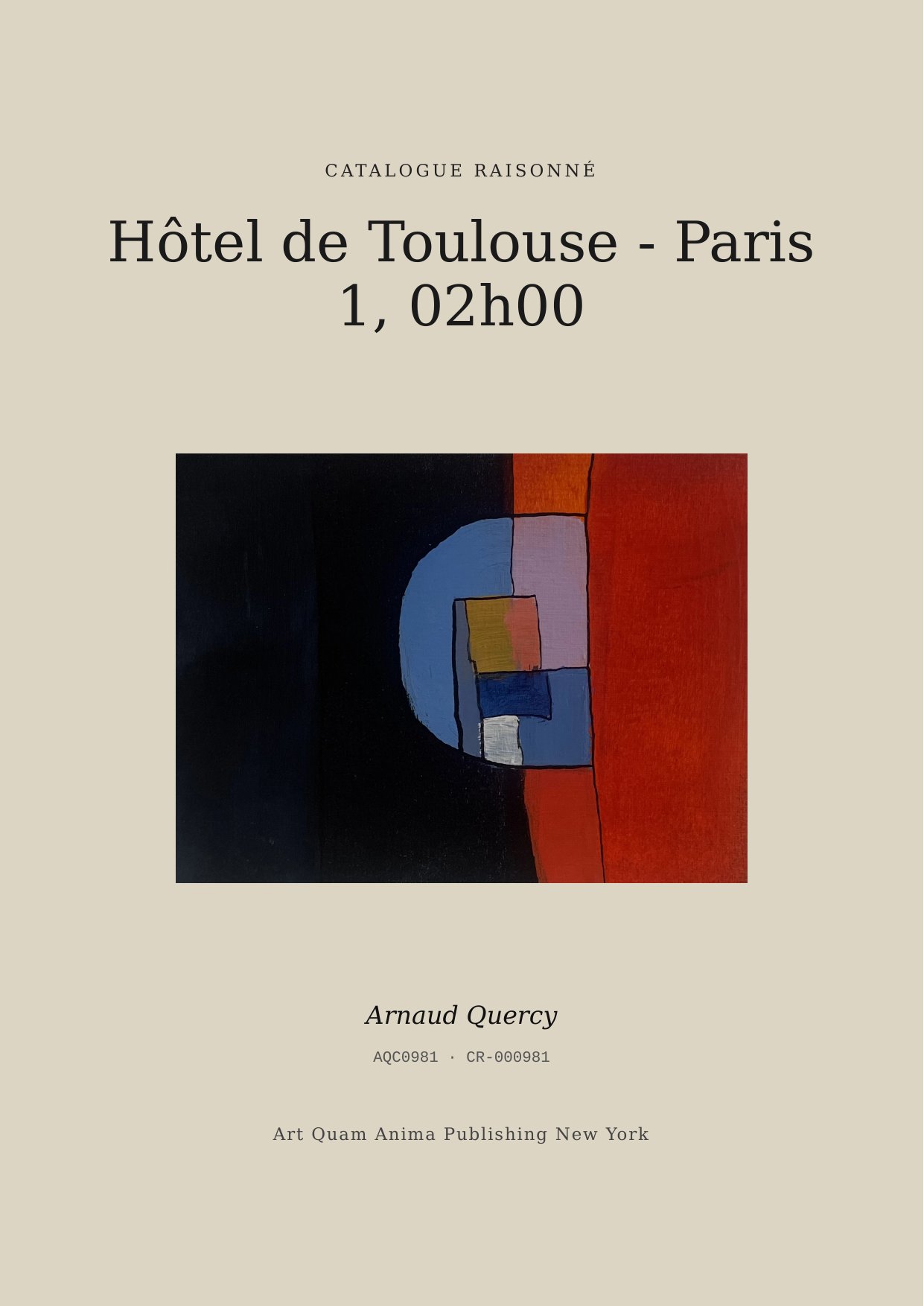 Hôtel de Toulouse - Paris 1, 02h00