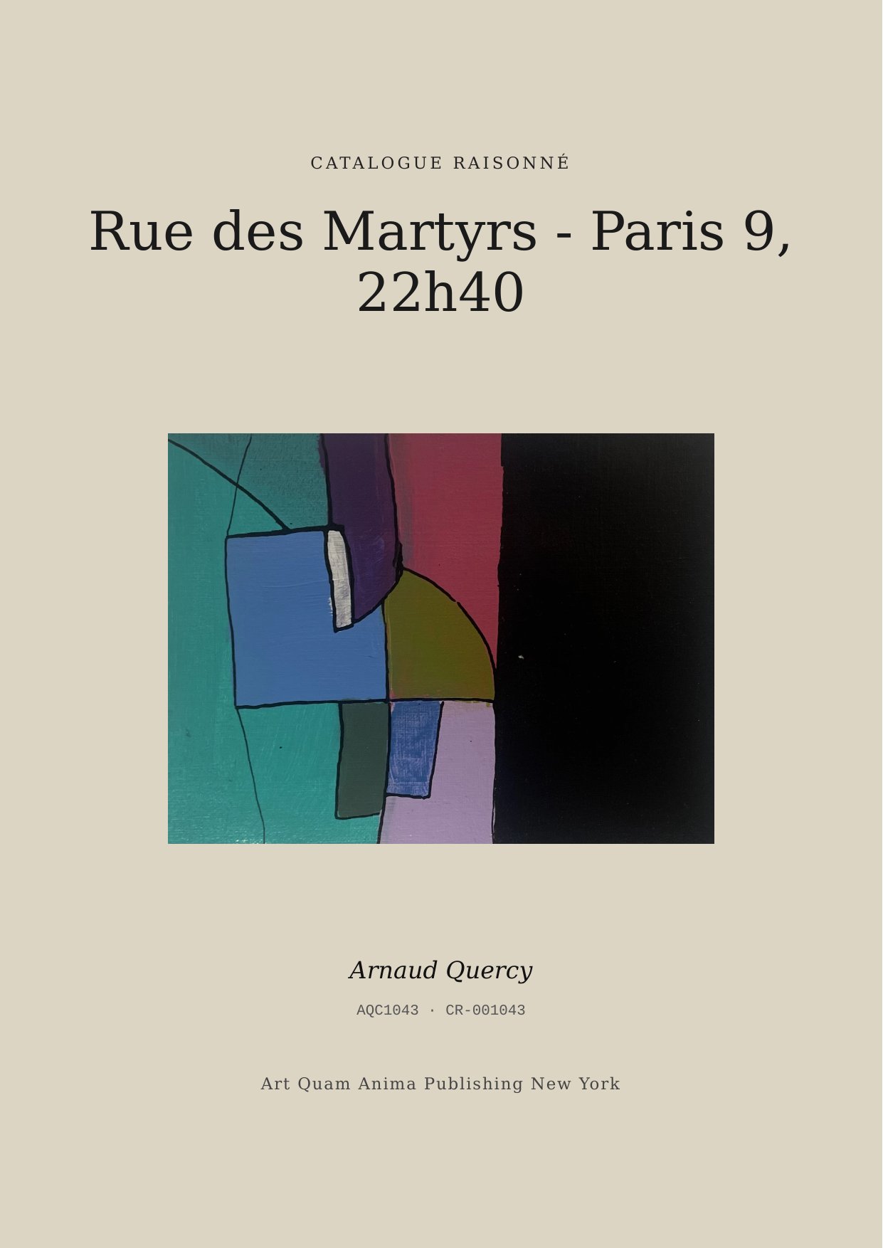 Rue des Martyrs - Paris 9, 22h40