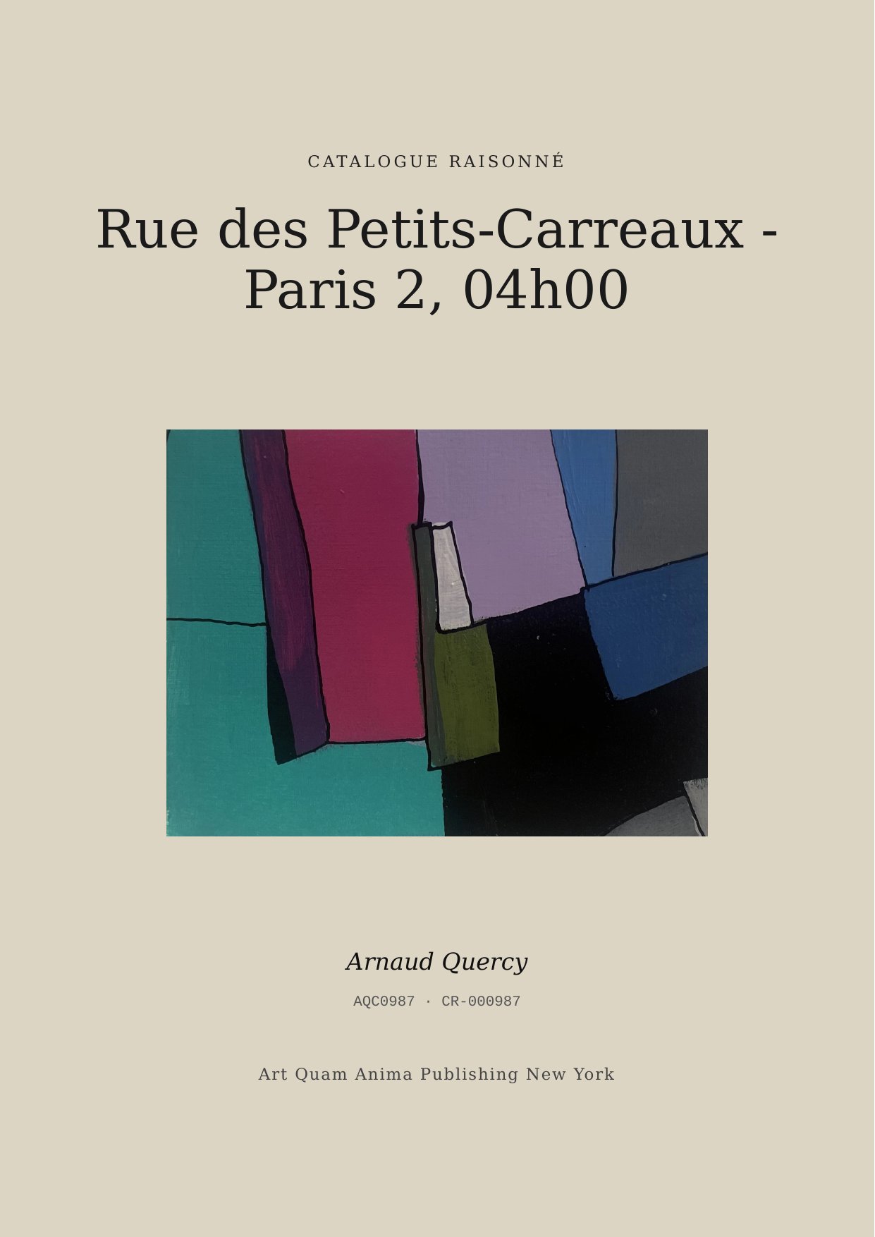 Rue des Petits-Carreaux - Paris 2, 04h00