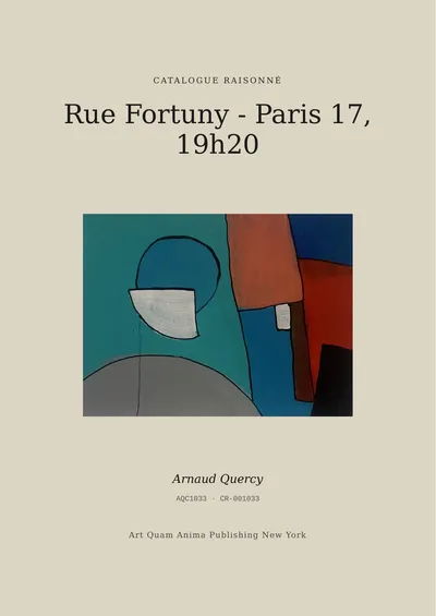 Rue Fortuny - Paris 17, 19h20