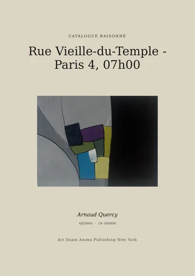 Rue Vieille-du-Temple - Paris 4, 07h00