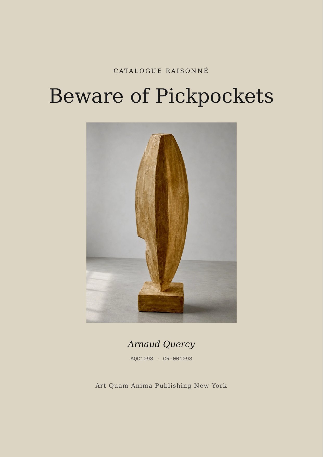 Beware of Pickpockets