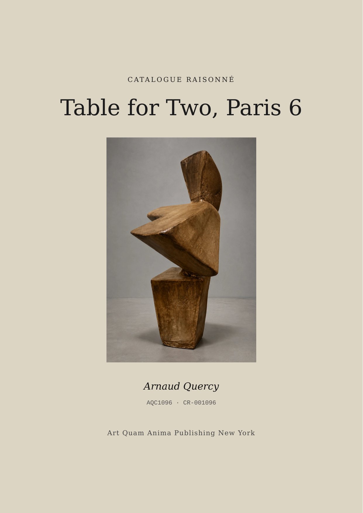 Table for Two, Paris 6