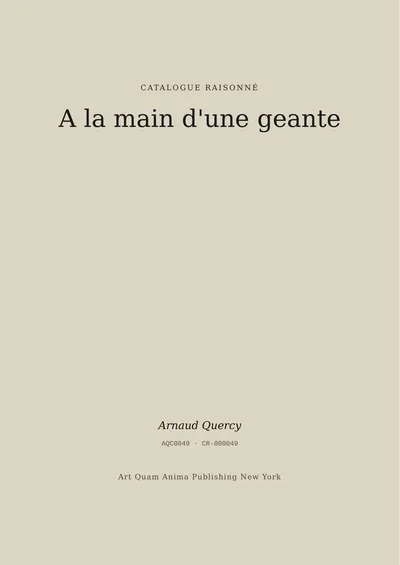 A la main d'une geante