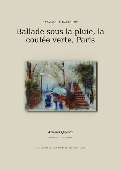 Ballade sous la pluie, la coulée verte, Paris