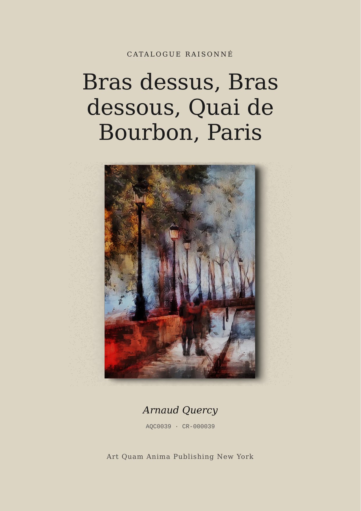 Bras dessus, Bras dessous, Quai de Bourbon, Paris