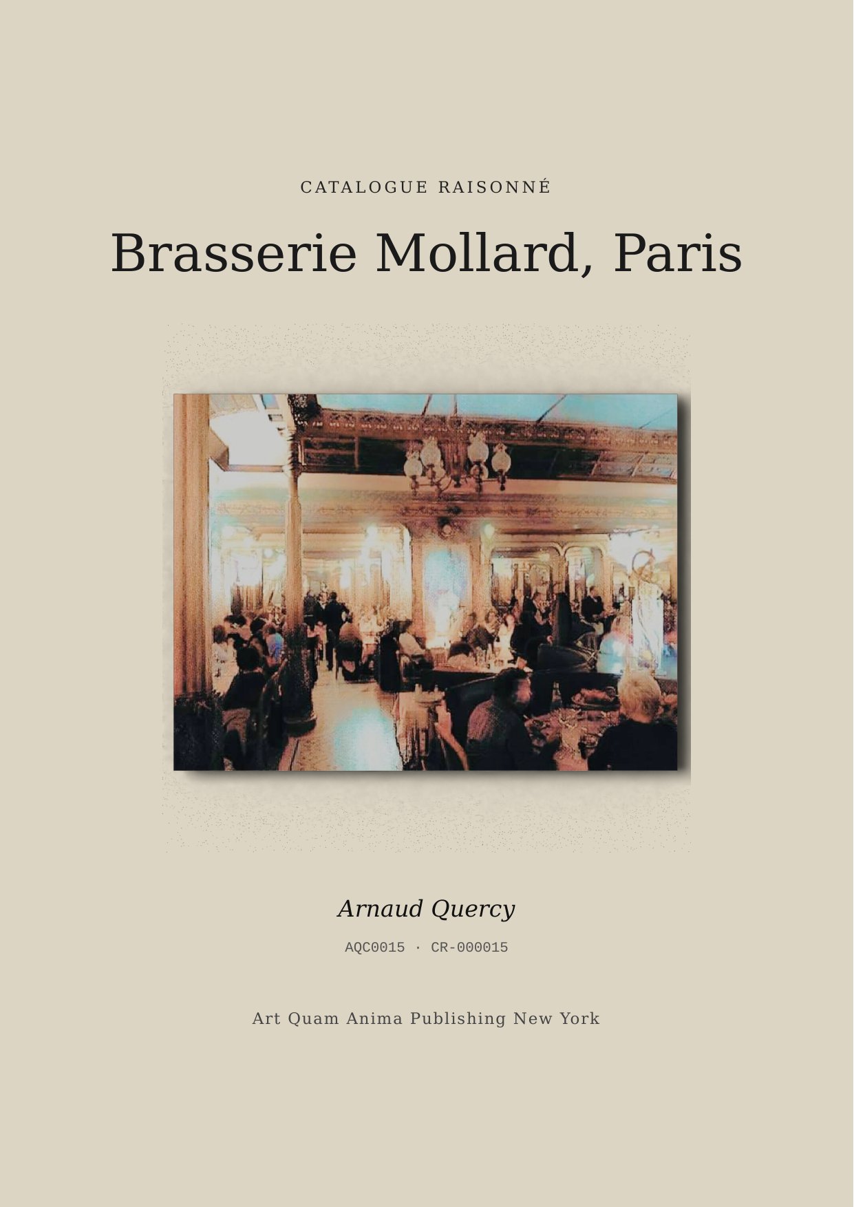 Brasserie Mollard, Paris