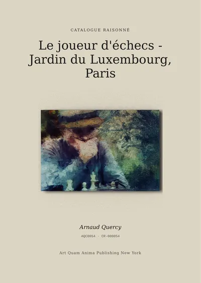 Le joueur d'échecs - Jardin du Luxembourg, Paris