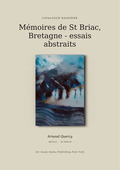 Mémoires de St Briac, Bretagne - essais abstraits