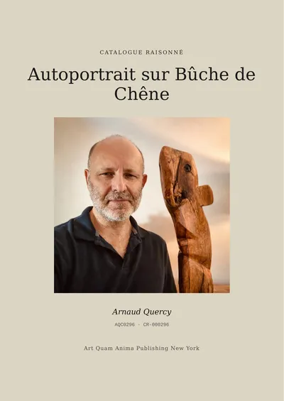 Autoportrait sur Bûche de Chêne
