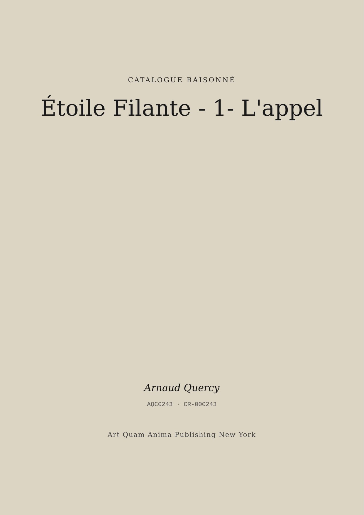 Étoile Filante - 1- L'appel