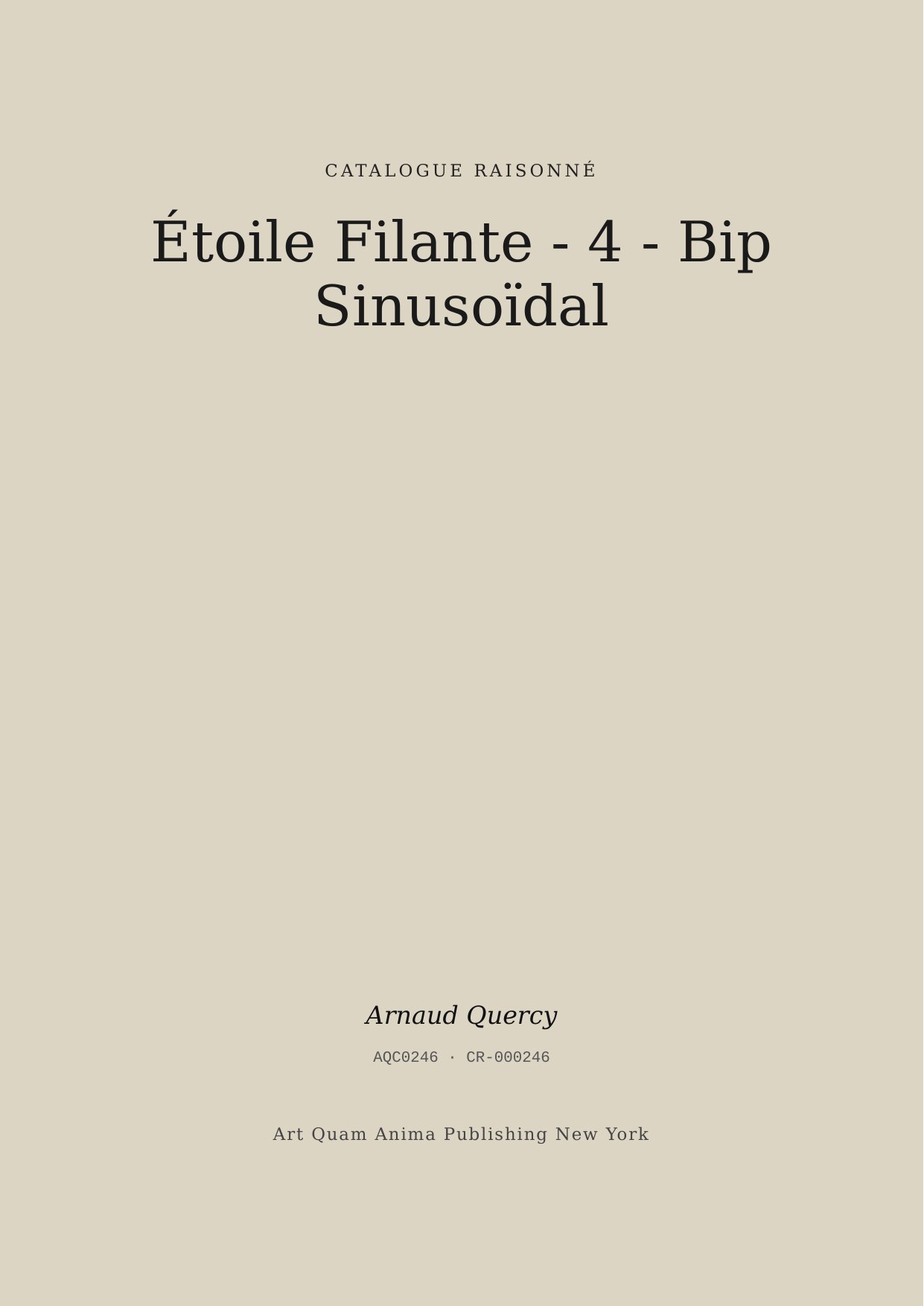 Étoile Filante - 4 - Bip Sinusoïdal