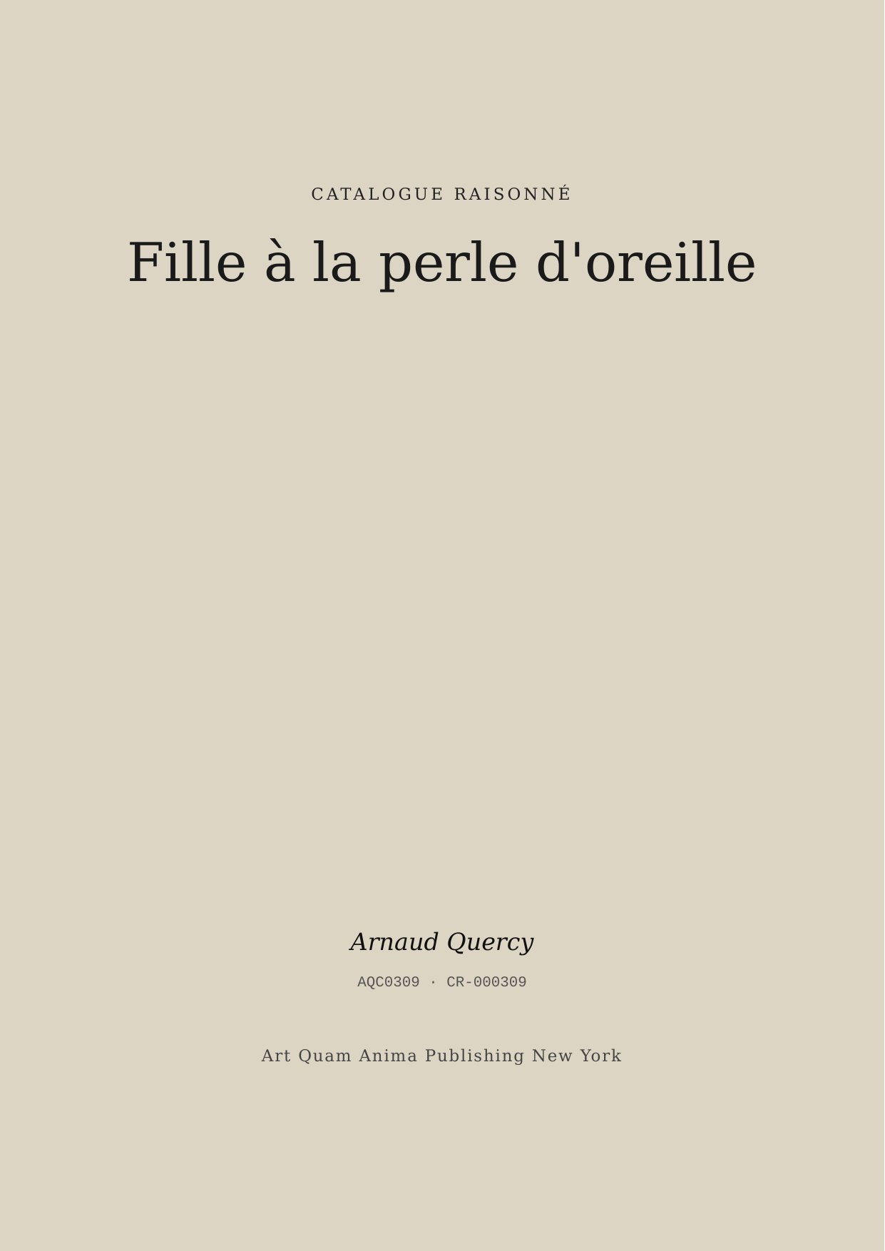 Fille à la perle d'oreille