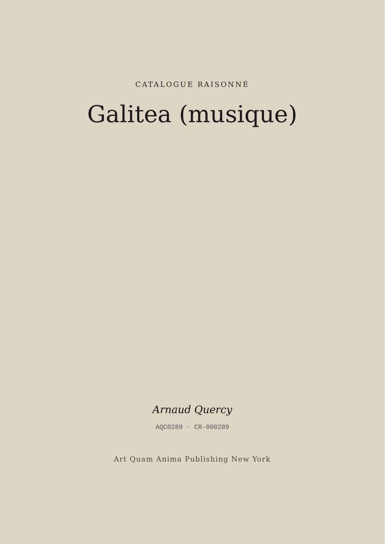 Galitea (musique)