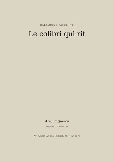 Le colibri qui rit