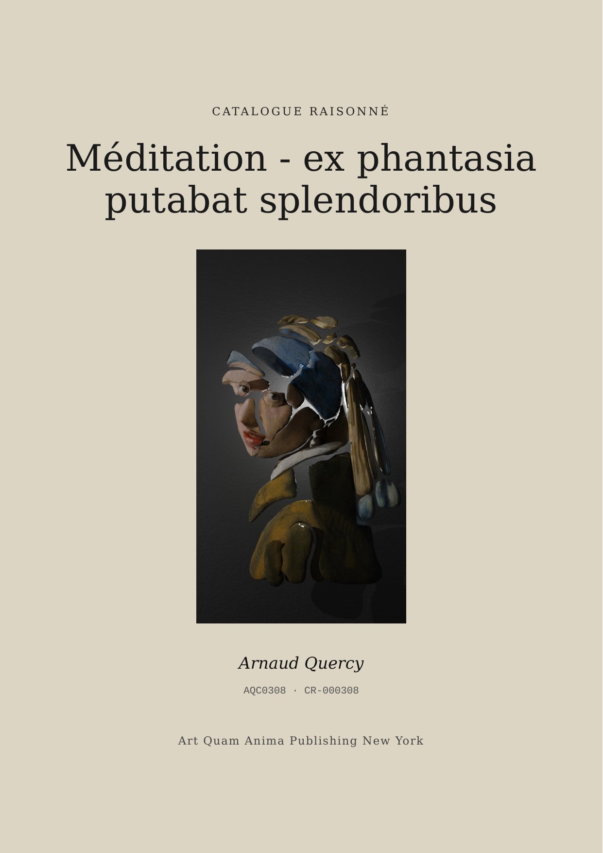 Méditation - ex phantasia putabat splendoribus