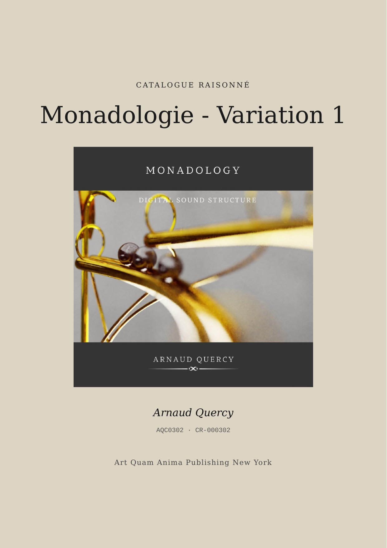 Monadologie - Variation 1