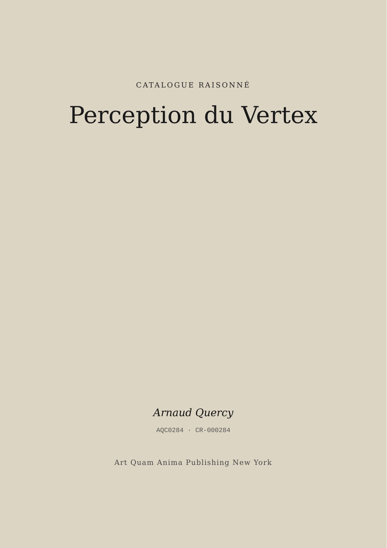Perception du Vertex