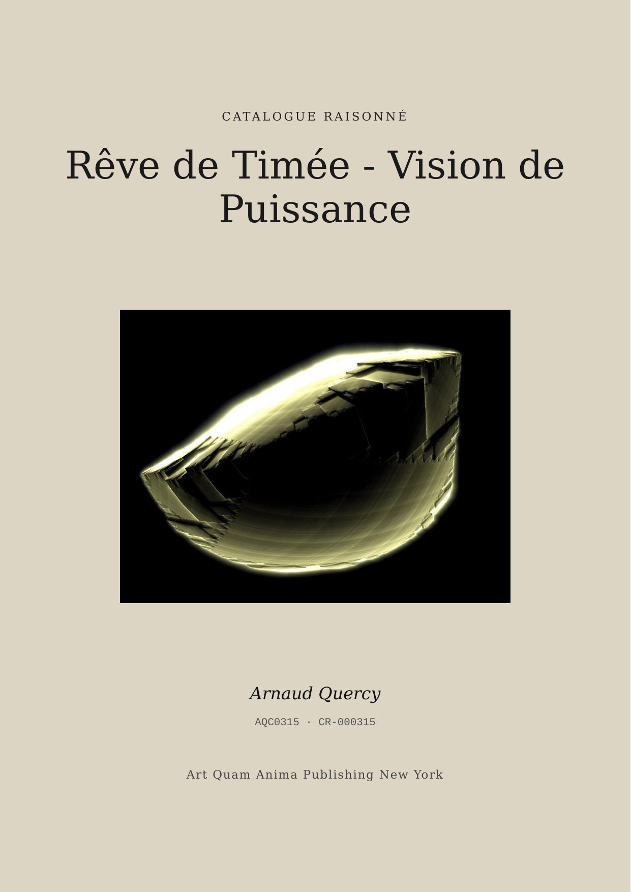 Rêve de Timée - Vision de Puissance