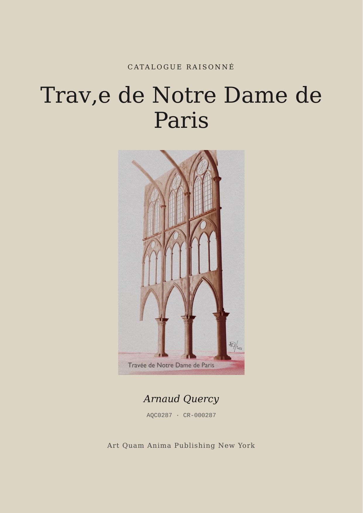 Trav‚e de Notre Dame de Paris