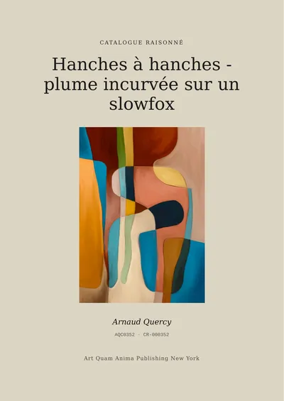 Hanches à hanches - plume incurvée sur un slowfox