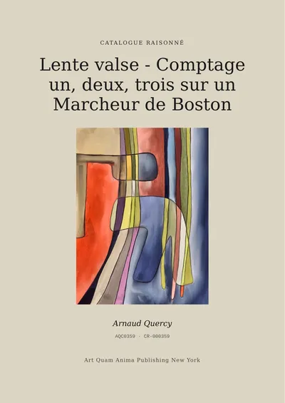 Lente valse - Comptage un, deux, trois sur un Marcheur de Boston