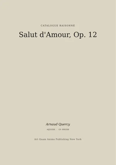 Salut d'Amour, Op. 12