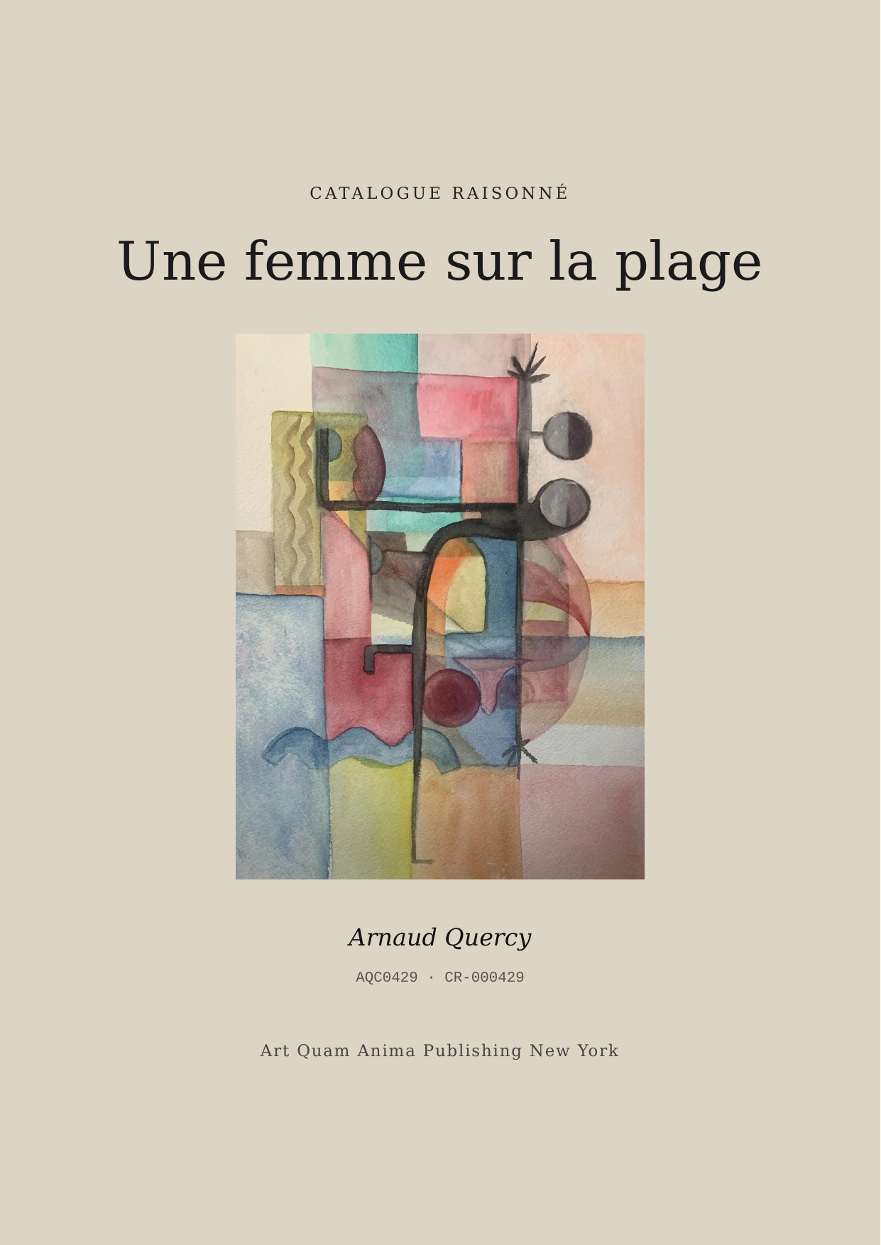 Une femme sur la plage
