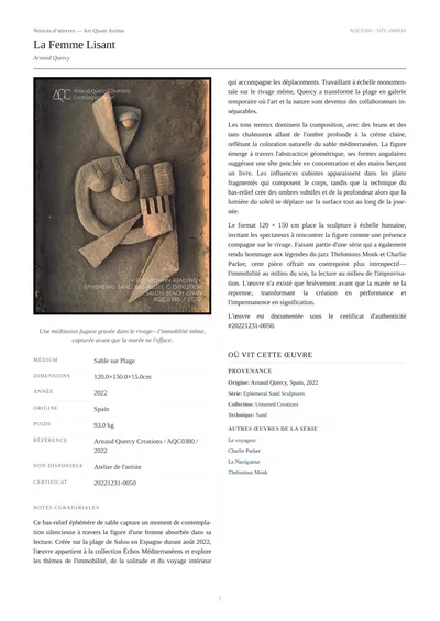 La Femme Lisant