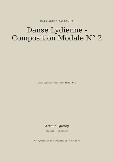 Danse Lydienne - Composition Modale N° 2
