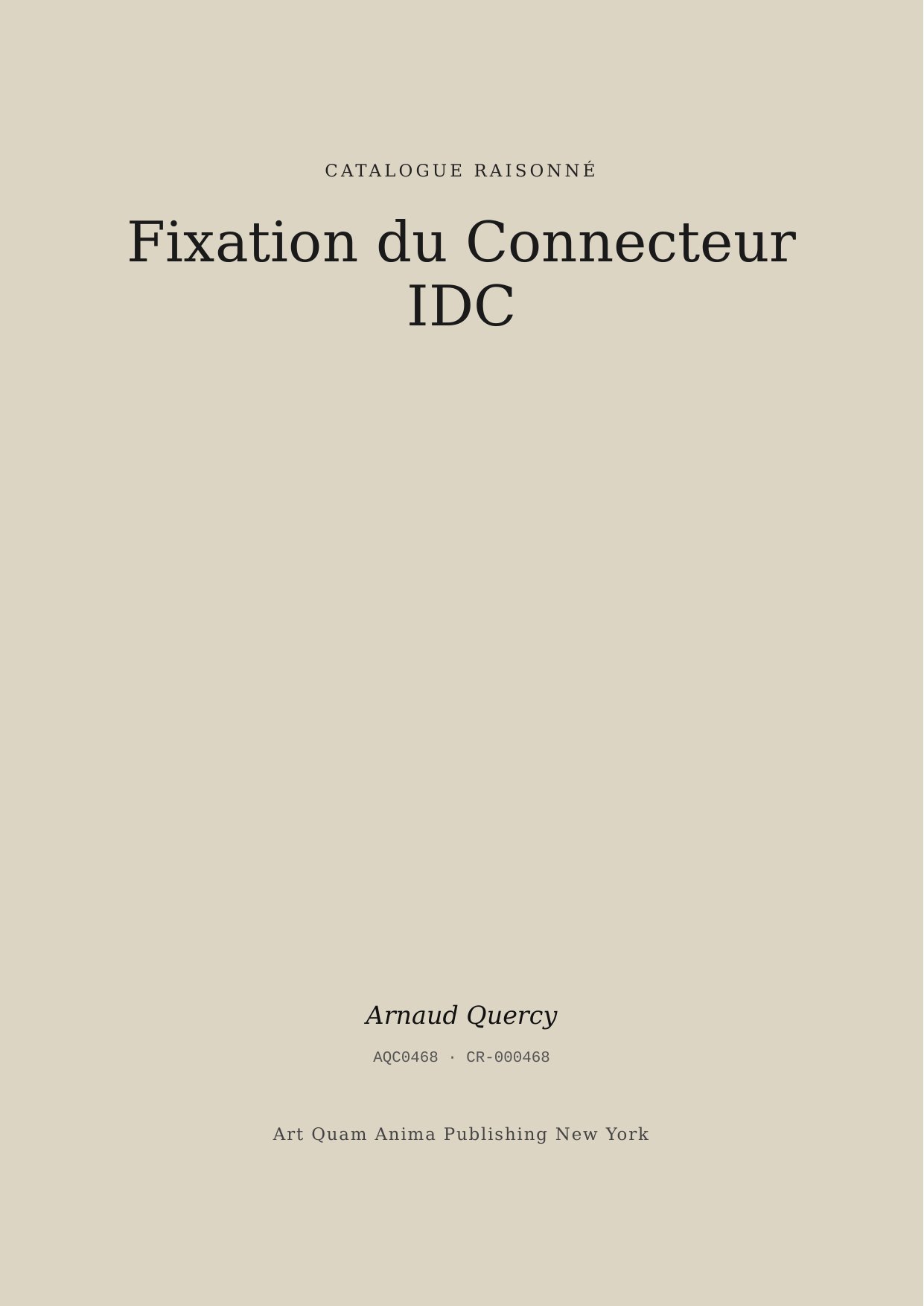 Fixation du Connecteur IDC