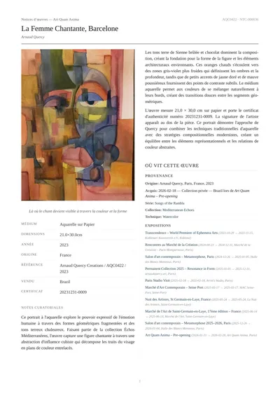 La Femme Chantante, Barcelone