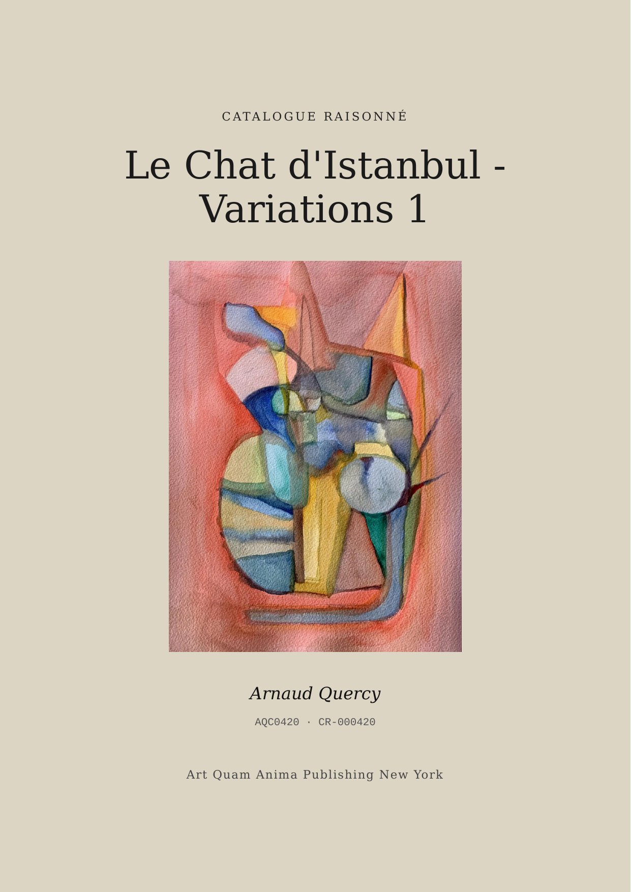 Le Chat d'Istanbul - Variations 1